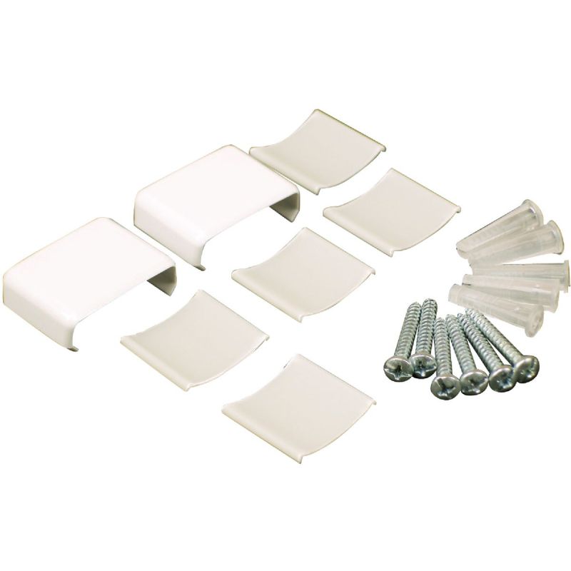 Wiremold Wire Channel Accessory Kit White