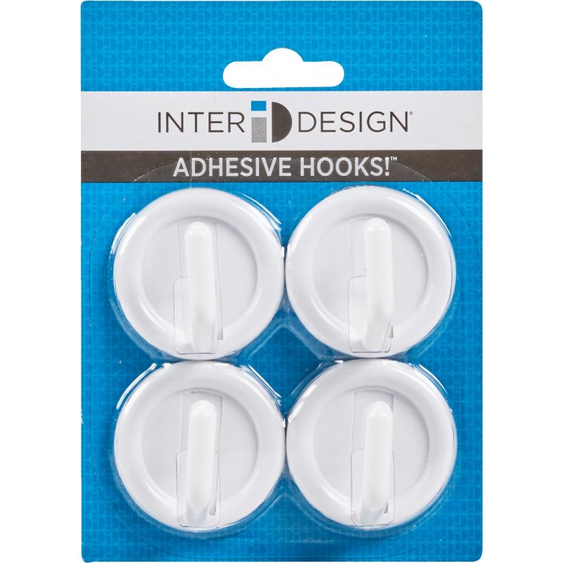 iDesign Utility Adhesive Hook White