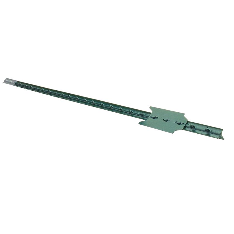 CMC TP133PGN060 T-Post, 6 ft H, Steel, Green/Silver Green/Silver
