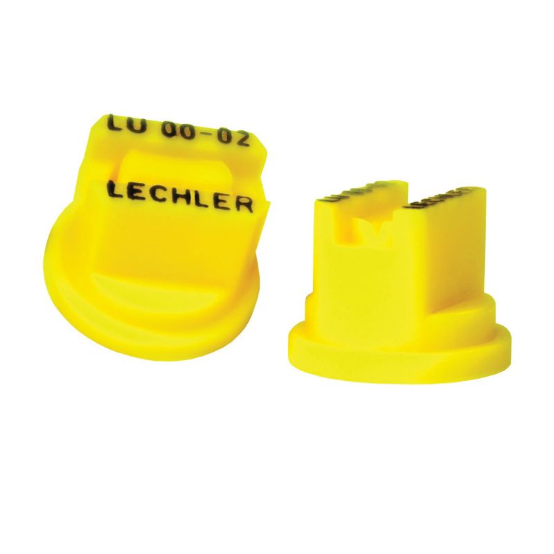 Green Leaf LU 80-02 6PK Spray Nozzle, Multi-Range Universal Flat, Polyoxymethylene, Yellow Yellow