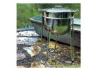 Bayou Classic 800-115 Kettle with Stand, 15 gal Capacity, Stainless Steel 15 Gal