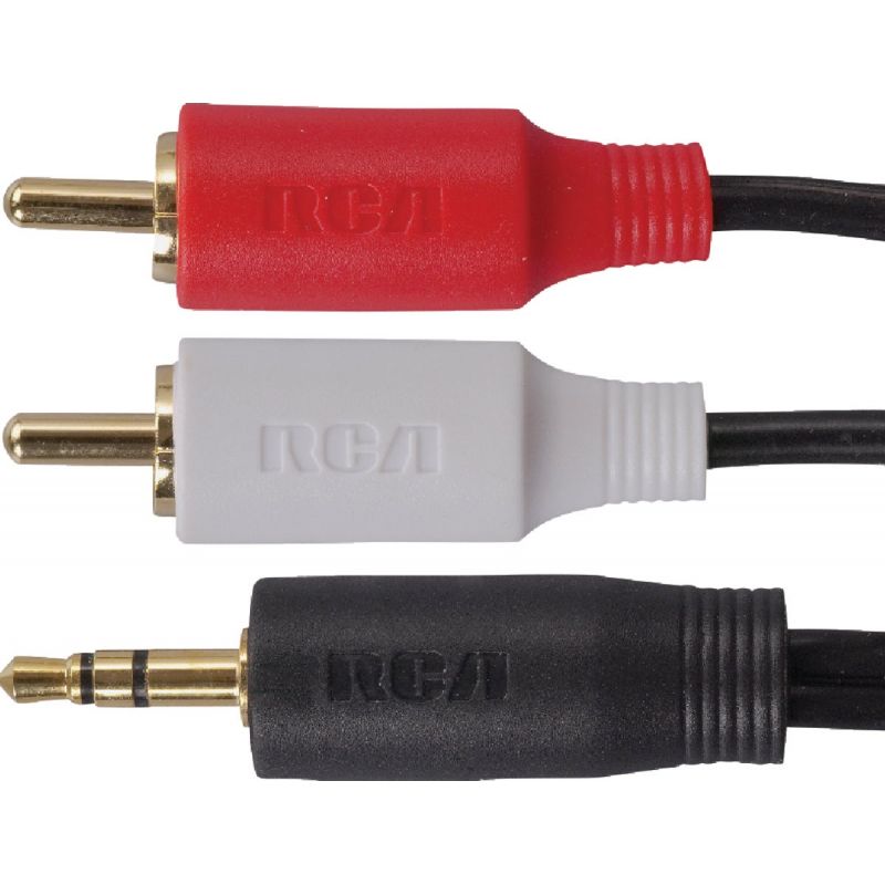 Stereo Y-Adapter Cable Plug