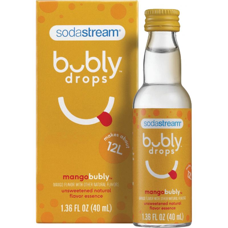 SodaStream Bubly Sparkling Beverage Fruit Drops 1.36 Oz.
