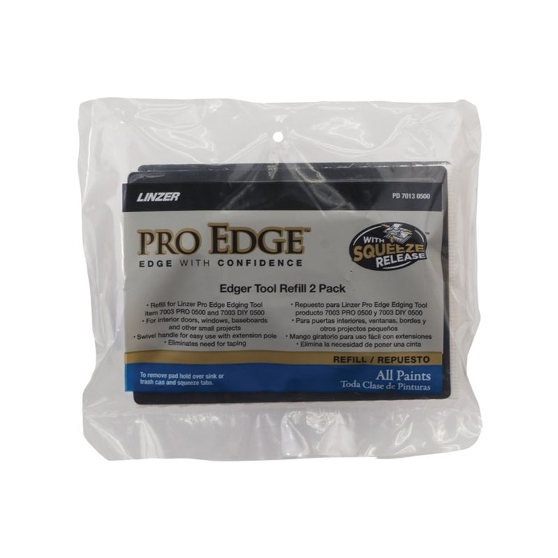 Linzer PD7013-5 Paint Pad Edger Refill, 5 in L Pad