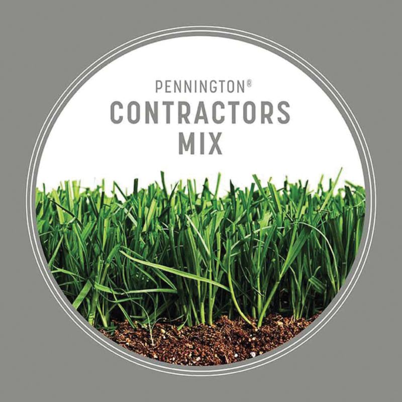 Pennington 100544318 Grass Seed, Contractors Mix, 40 lb Bag