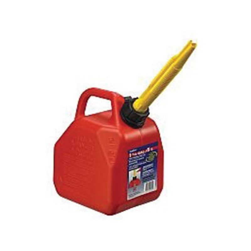 Scepter 07081 Gas Can with CRC, 1.25 gal Capacity, Polyethylene, Red 1.25 Gal, Red