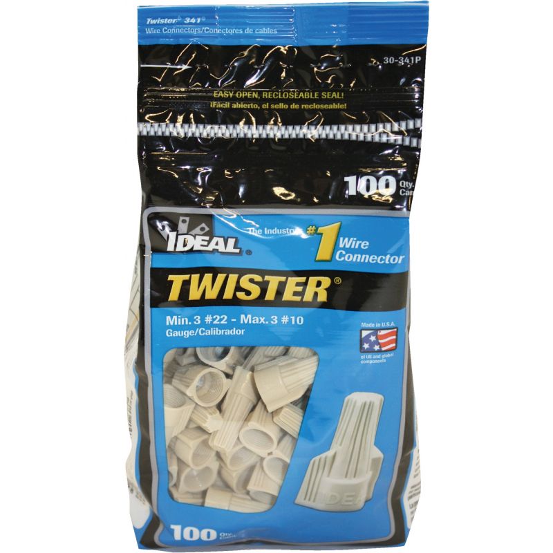 Ideal Twister Wire Connector Medium, Tan