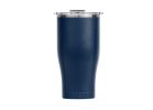 Orca Chaser Series ORCCHA27NA/CL Tumbler, 27 oz, Whale Tail Flip Lid, Stainless Steel, Clear/Navy, Insulated 27 Oz, Clear/Navy