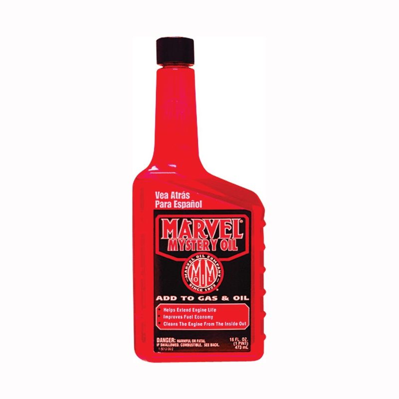 Marvel Mystery Oil MM12R Lubricant Oil, 16 oz Bottle Red