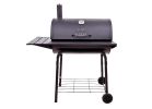 Char-Broil American Gourmet 800 Series 12301714 Large Barrel Grill, 568 sq-in Primary Cooking Surface, Black Black