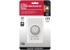 Prime 24 Hr. In-Wall Timer White, 15A