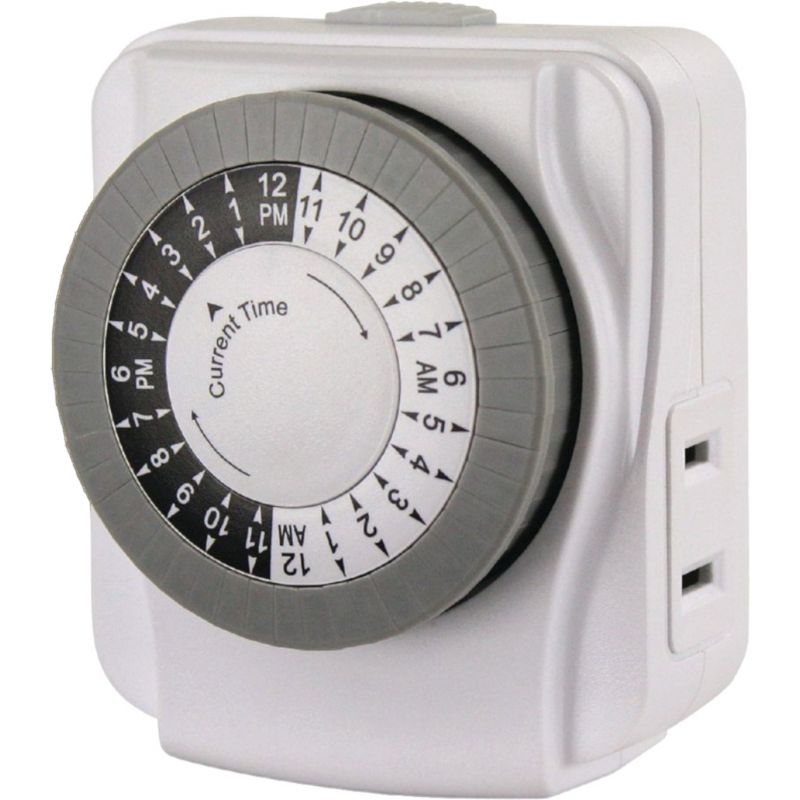 Buy Prime Indoor 24-Hour Mechanical Timer White, 15