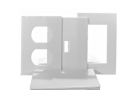 Frost King OS6H Plate Sealer, 4 in L, 2-1/2 in W, Plastic Foam, White White