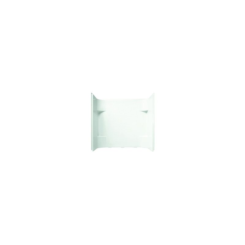 Sterling Accord Series 71144100-0 Bath/Shower Wall Set, 31-1/4 in L, 60 in W, 55 in H, Vikrell, Alcove Installation White