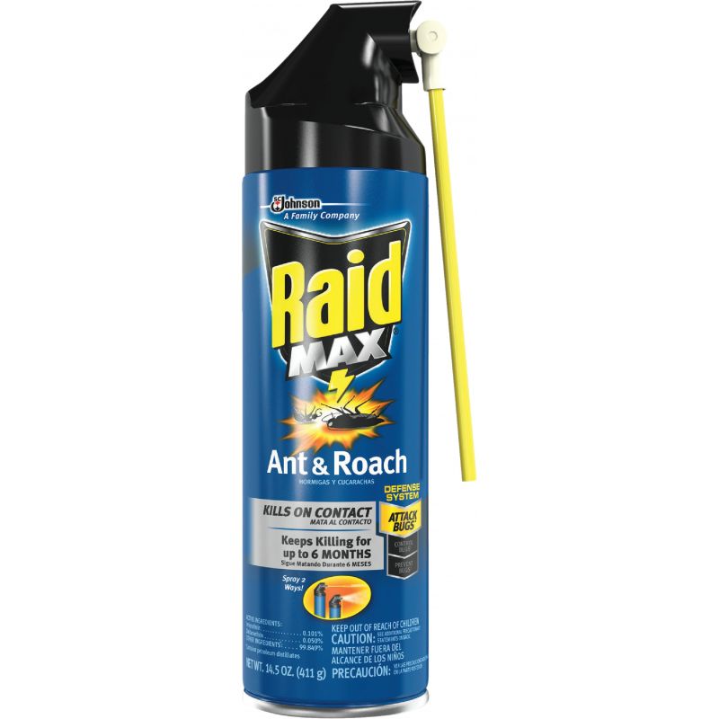 Raid Max Ant &amp; Roach Killer 14.5 Oz., Aerosol Spray