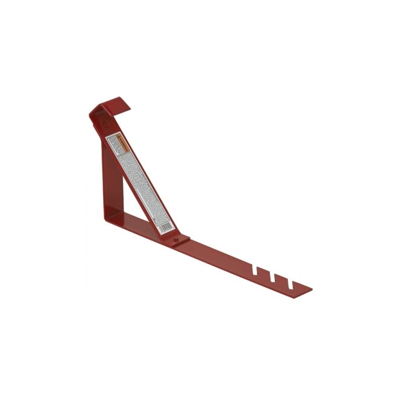 Qualcraft 2503 Fixed Roof Bracket, Adjustable, Steel, Red, Powder-Coated, For: 18/12 Fixed Pitch Roofs Red