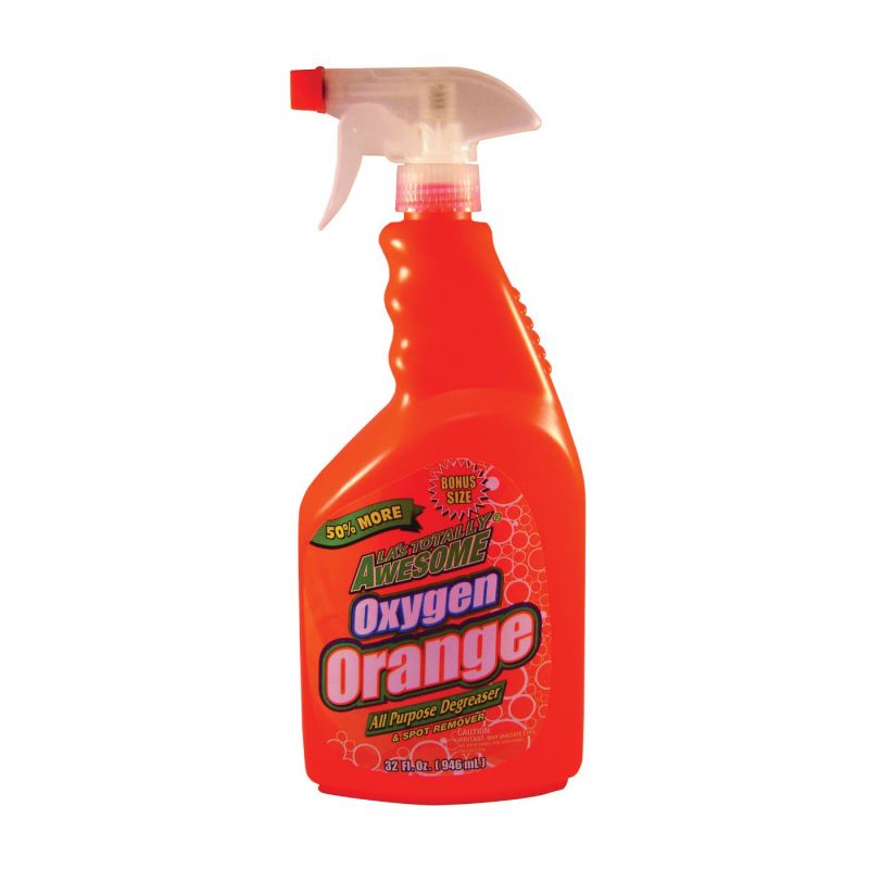 LA&#039;s TOTALLY AWESOME 361 All-Purpose Cleaner and Degreaser, 32 oz Spray Bottle, Liquid, Orange (Pack of 12)