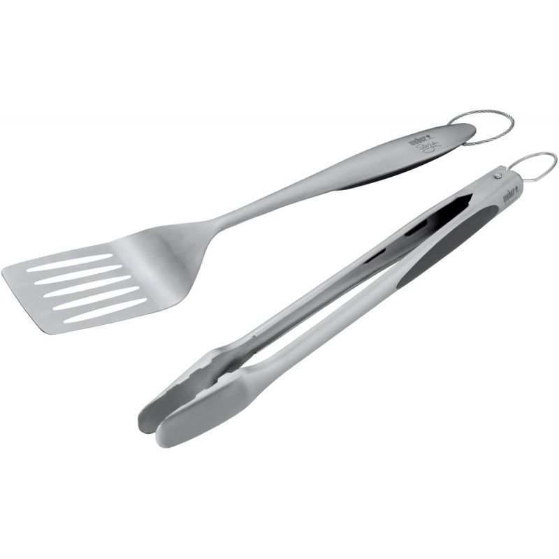 Weber 2-Piece Stainless Steel Barbeque Tool Set