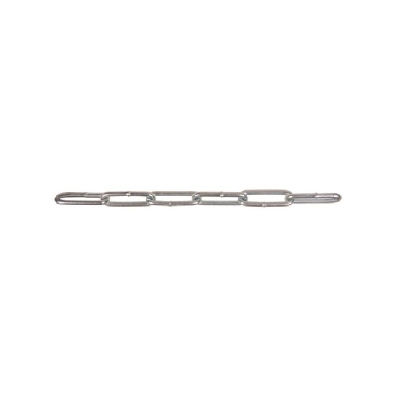 Ben-Mor 51017 Coil Chain, #2/0, 200 ft L, Low Carbon Steel, Zinc