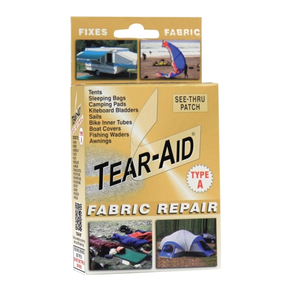Tearepair D-KIT-B02-100 Vinyl Seat Repair Kit, B, Clear: Camping Supplies &  Accessories (699337200858-1)