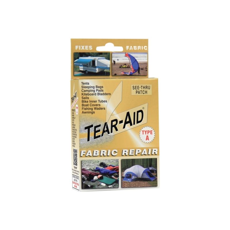 Tear-Aid D-KIT-A01-100 Fabric Repair Kit, A, Clear Clear