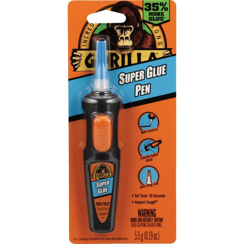 Gorilla Super Glue Pen 0.19 Oz.