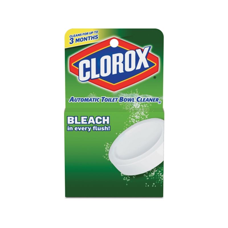 Clorox 1006 Toilet Bowl Cleaner, 100 g, Solid, Slight Chlorine, White White