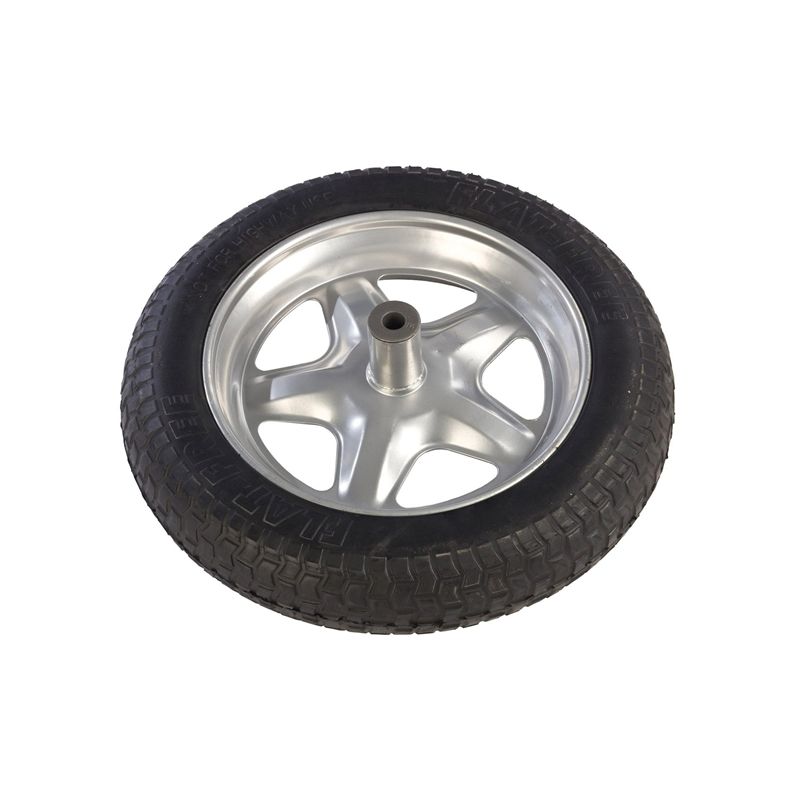 Jackson SFFTCC Flat-Free Tire, 16 in Dia Tire, 3-1/2 in W Tire, Rubber Tire