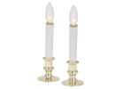 J Hofert 2-Pack Battery Operated Candle Gold