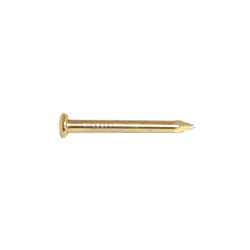 Reliable EPB58MR Escutcheon Pin, 5/8 in L, Steel, Brass