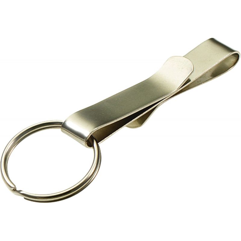 Lucky Line Steel Belt Hook Key Holder Silver