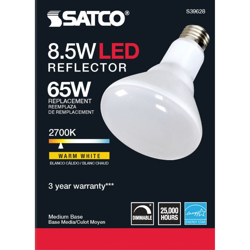 Satco Ditto BR30 Medium Dimmable LED Floodlight Light Bulb