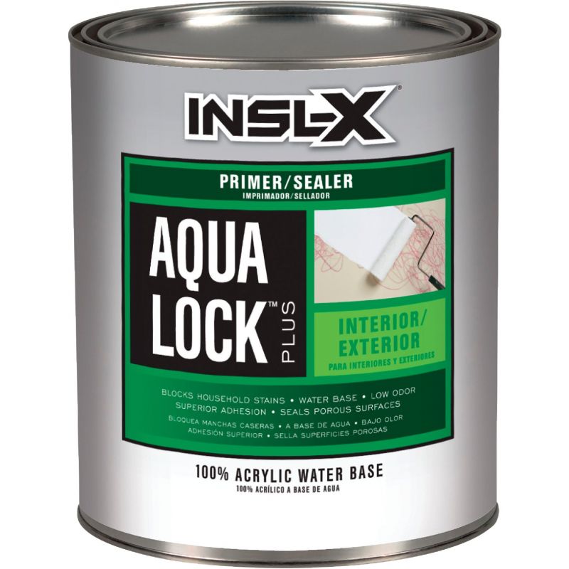 Insl-X Aqua Lock Plus Acrylic Interior/Exterior Primer 1 Qt., Deep Tint