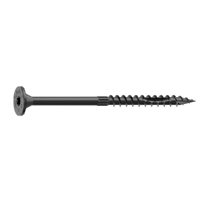 Camo 0366224 Structural Screw, 5/16 in Thread, 5 in L, Flat Head, Star Drive, Sharp Point, PROTECH Ultra 4 Coated, 50