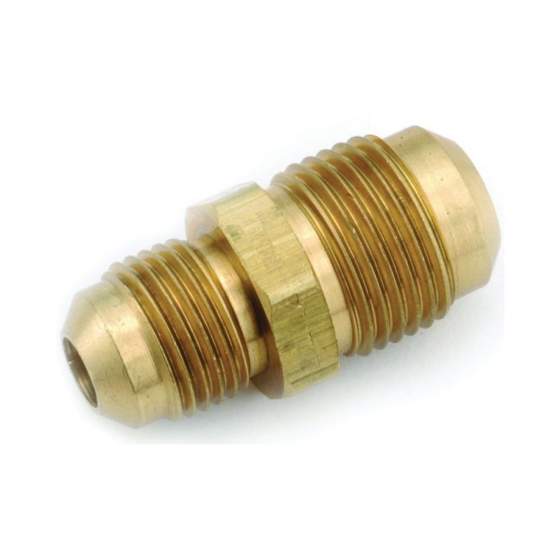Anderson Metals 754056-1008 Tube Union, 5/8 x 1/2 in, Flare, Brass