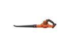 Black+Decker LSW321 Cordless Sweeper, Battery Included, 20 V, Lithium-Ion, 100 cfm Air, 25 min Run Time Black/Orange