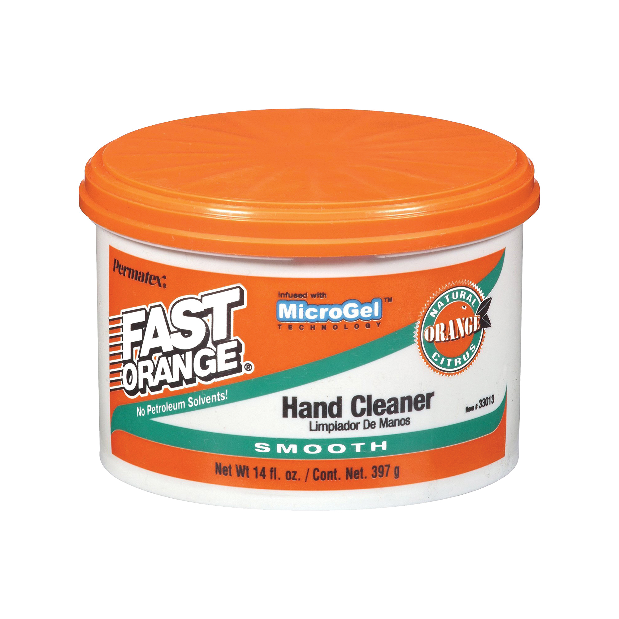 Permatex 35406 Hand Cleaner, Paste, White, Orange, 4.5 lb Tub