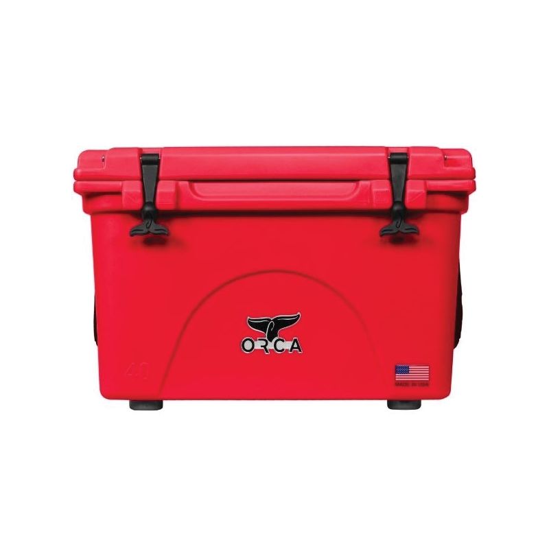 Orca ORCRE040 Cooler, 40 qt Cooler, Red, Up to 10 days Ice Retention Red