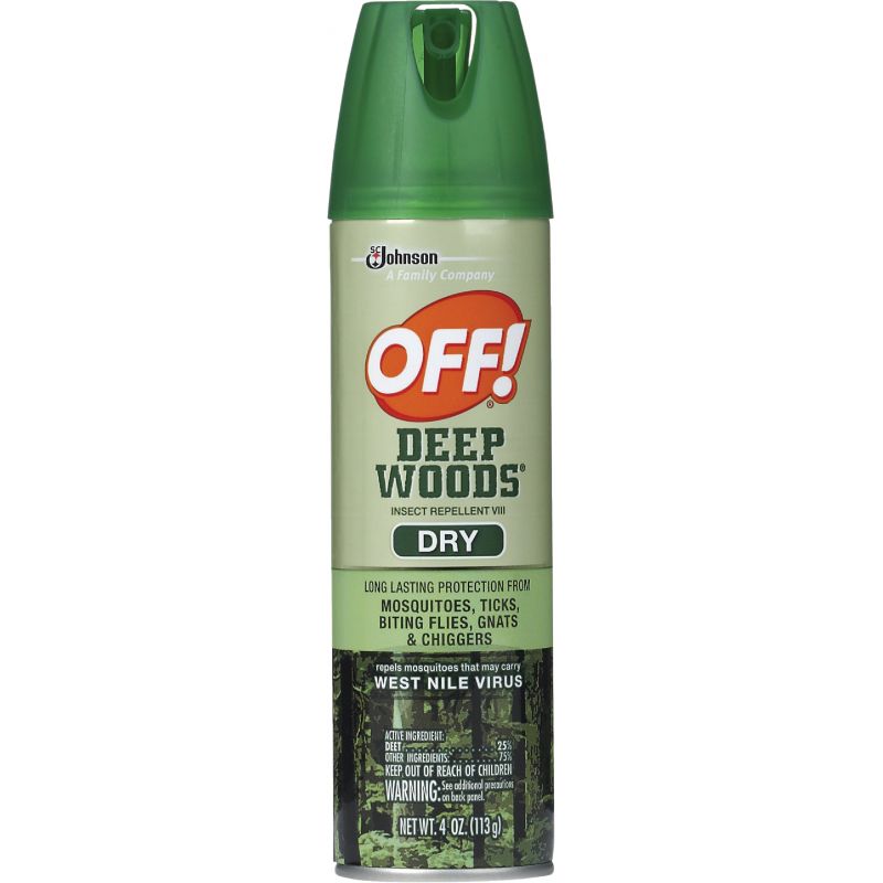 OFF! Deep Woods Dry Insect Repellent 4 Oz.