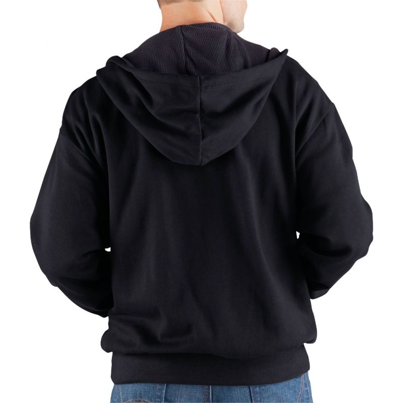 Dickies Thermal Lined Hood Fleece Jacket M, Black