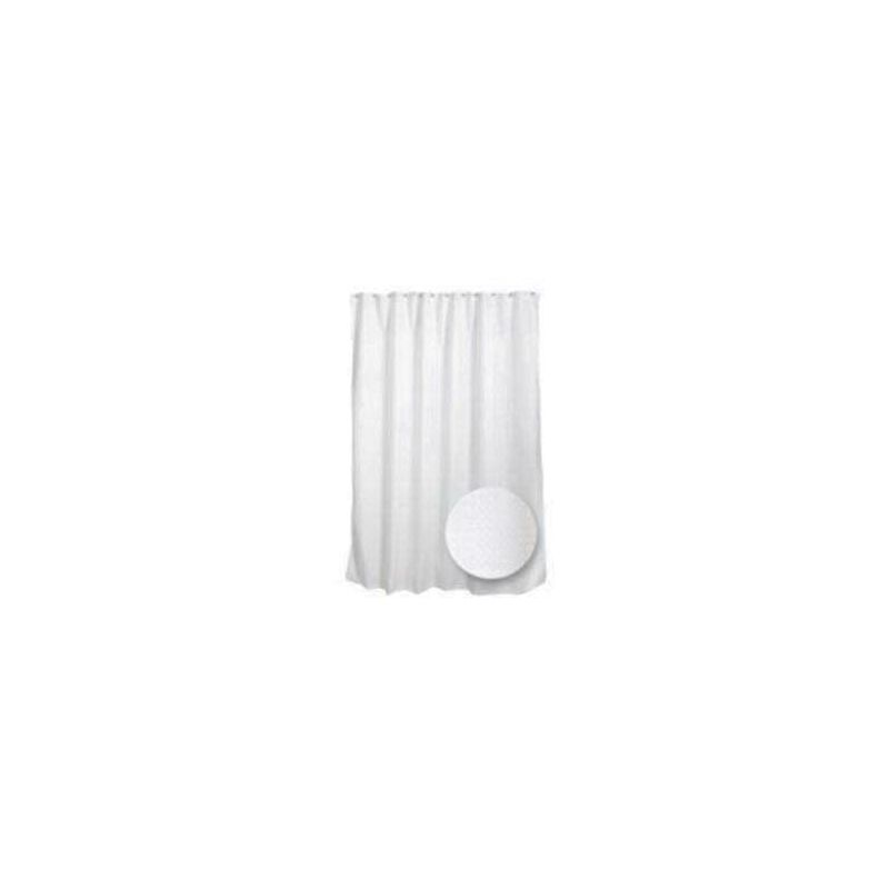 Zenna Home H21WW04 Shower Curtain, 72 in L, 70 in W, Polyester, White White