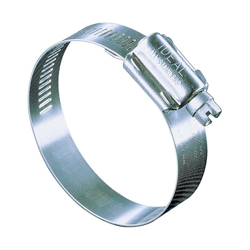IDEAL-TRIDON Hy-Gear 68-0 Series 6880053 Interlocked Worm Gear Hose Clamp, Stainless Steel (Pack of 10)