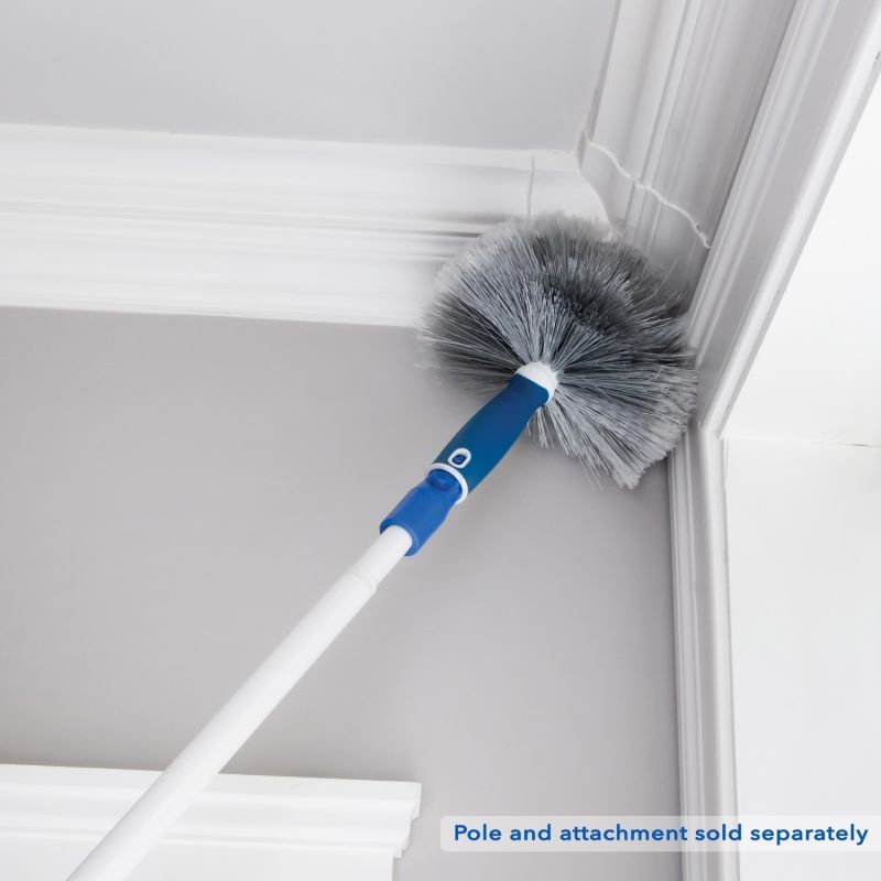 Unger 989310 Cobweb and Corner Duster, 2 in Head, Poly Fiber Head, 6 in L Handle