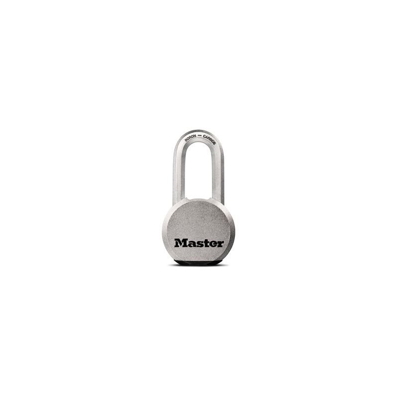 Master Lock Magnum Series M930BLCDLHHC Padlock, Different Key, 7/16 in Dia Shackle, Boron Carbide Shackle, Steel Body