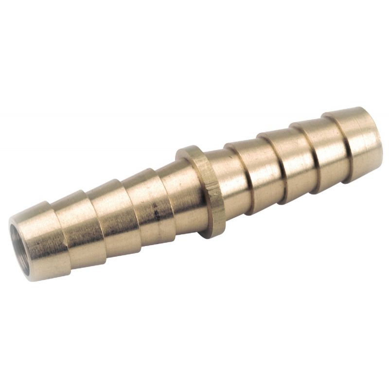 Anderson Metals Brass Hose Barb Union (Splicer) 3/16 In. ID X 3/16 In. ID (Pack of 5)
