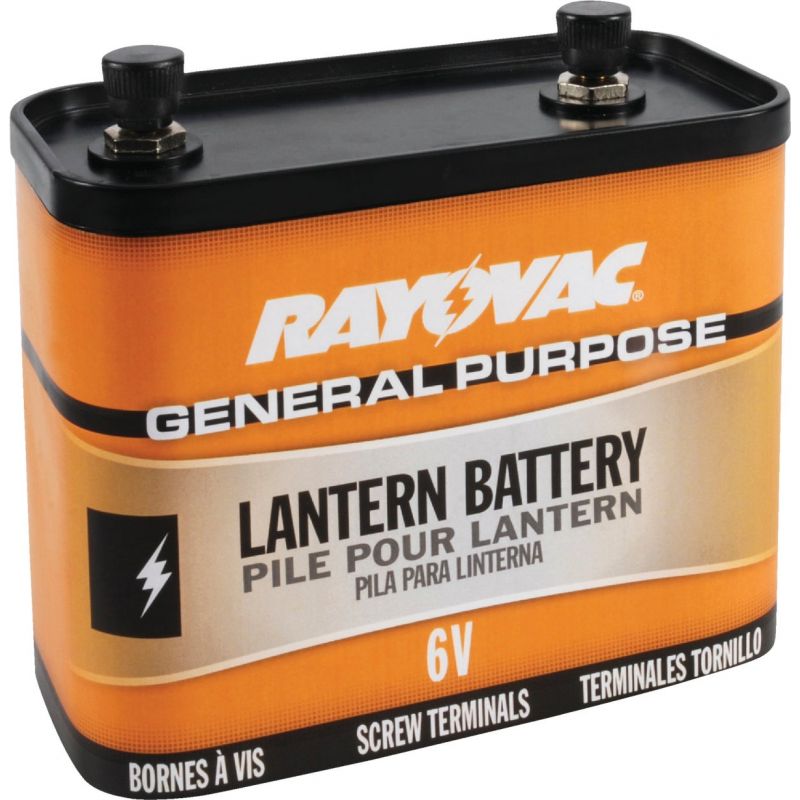Rayovac Heavy Duty, 6V Lantern Battery, Spring Terminals