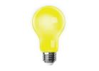 Feit Electric A19100/BUG/LED LED Bug Light, A19 Lamp, 100 W Equivalent, E26 Lamp Base, Yellow