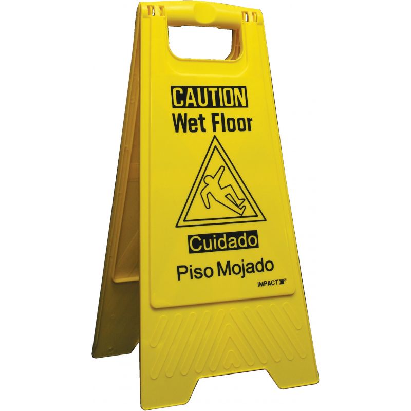Impact Wet Floor Sign Yellow