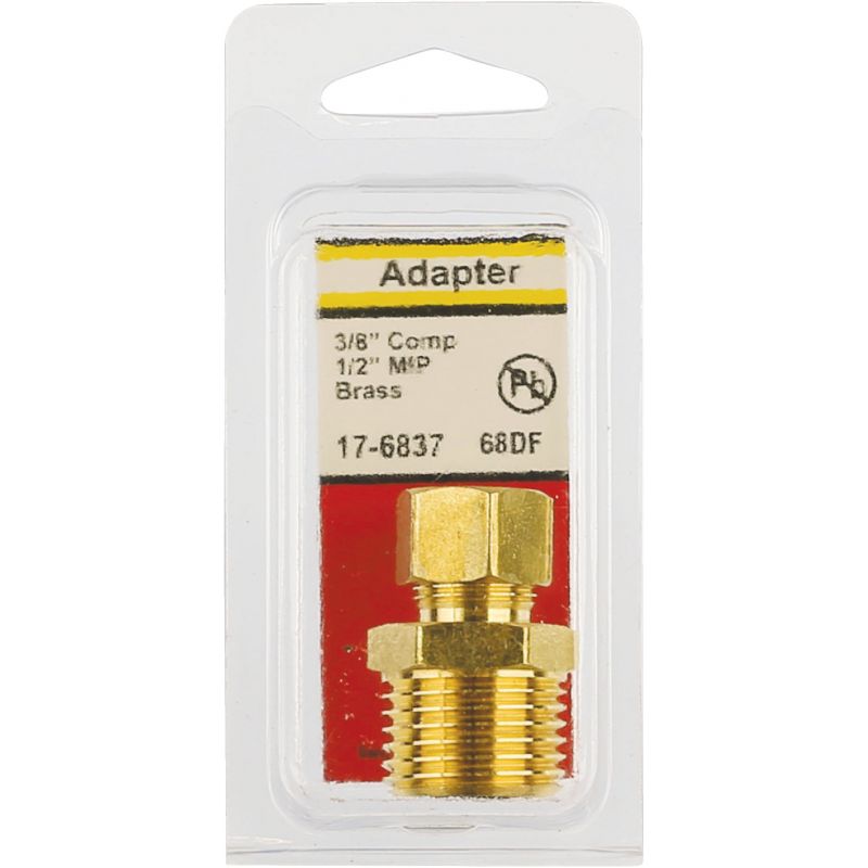 Lasco Compression X Male Pipe Thread Adapter 3/8 In. C X 1/2 In. MPT