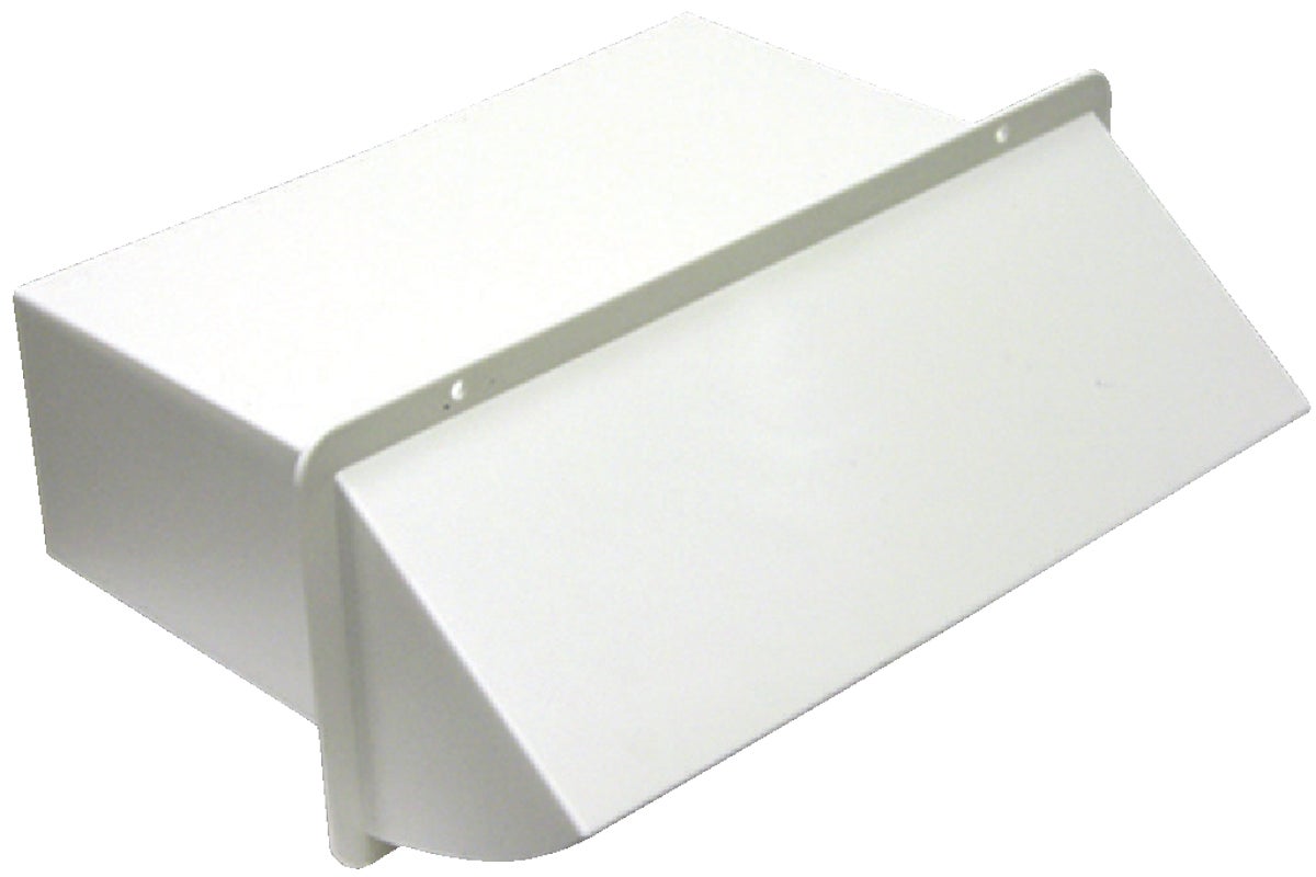 Buy Lambro Plastic Kitchen Wall Vent Cap with Damper 3-1/4 In. X 10 In.,  White